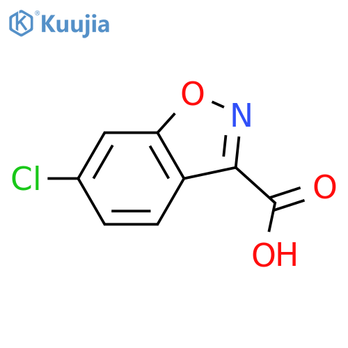 6-chloro-1,2-benzoxazole-3-carboxylic acid structure