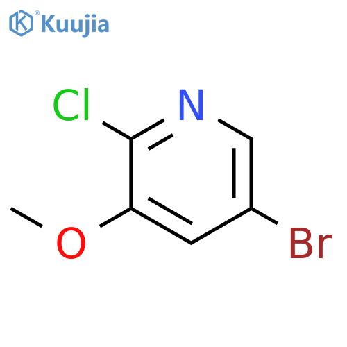 5-bromo-2-chloro-3-methoxy-pyridine structure