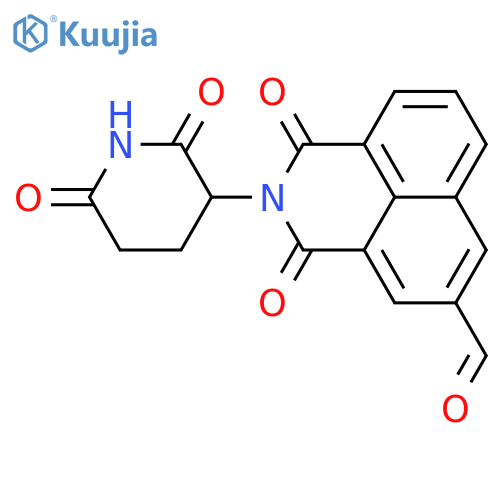 1H-Benz[de]isoquinoline-5-carboxaldehyde, 2-(2,6-dioxo-3-piperidinyl)-2,3-dihydro-1,3-dioxo-  structure