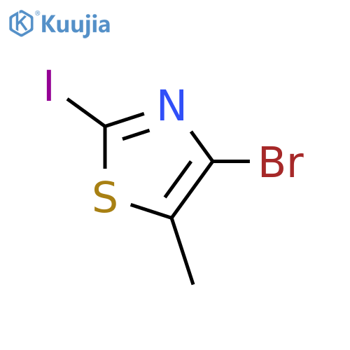 Thiazole, 4-bromo-2-iodo-5-methyl- structure