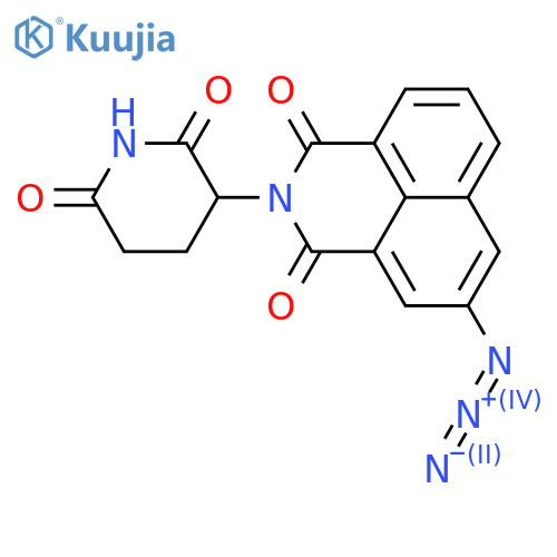 1H-Benz[de]isoquinoline-1,3(2H)-dione, 5-azido-2-(2,6-dioxo-3-piperidinyl)-  structure