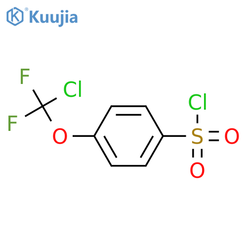 Benzenesulfonyl chloride, 4-(chlorodifluoromethoxy)- structure