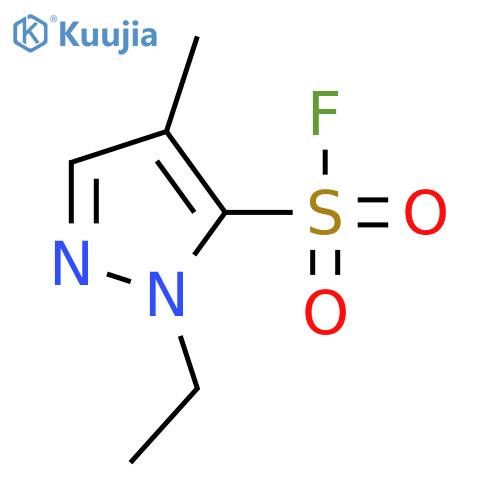 1H-Pyrazole-5-sulfonyl fluoride, 1-ethyl-4-methyl-  structure