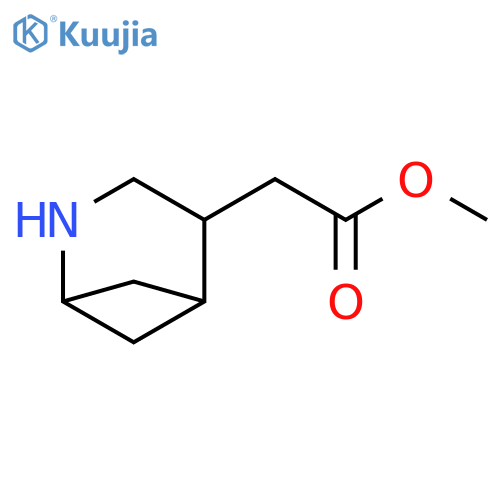 Methyl 2-azabicyclo[3.1.1]heptane-4-acetate structure