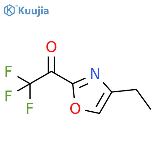 1-(4-Ethyl-2-oxazolyl)-2,2,2-trifluoroethanone structure
