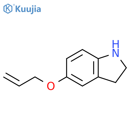 2,3-Dihydro-5-(2-propen-1-yloxy)-1H-indole structure