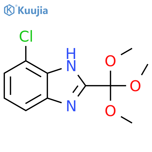 7-Chloro-2-(trimethoxymethyl)-1H-benzimidazole structure