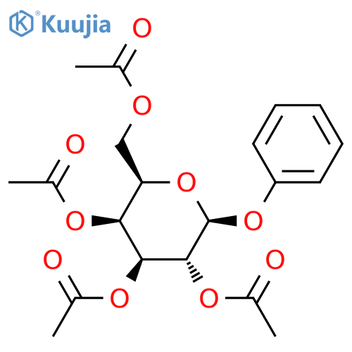 Phenyl-2,3,4,6-tetra-O-acetyl-b-D-galactopyranoside structure