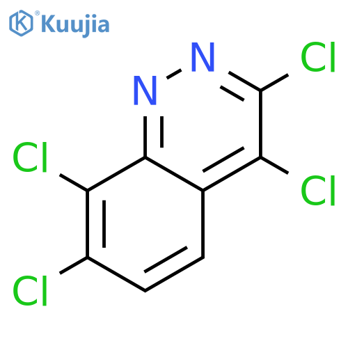 3,4,7,8-Tetrachlorocinnoline structure