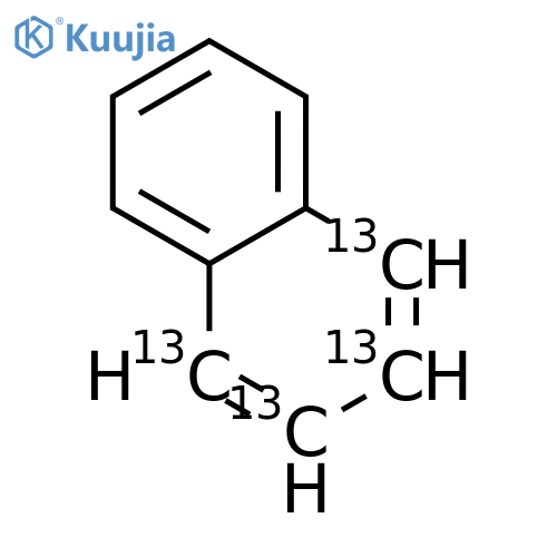 NAPHTHALENE-1,2,3,4-13C4 structure