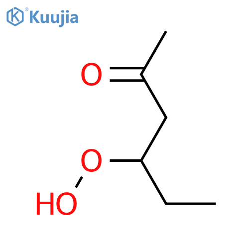 2-Hexanone,4-hydroperoxy- structure