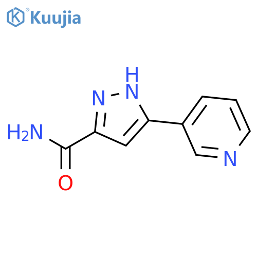 3-(pyridin-3-yl)-1H-pyrazole-5-carboxamide structure