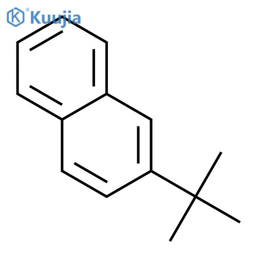 Naphthalene,2-(1,1-dimethylethyl)- structure