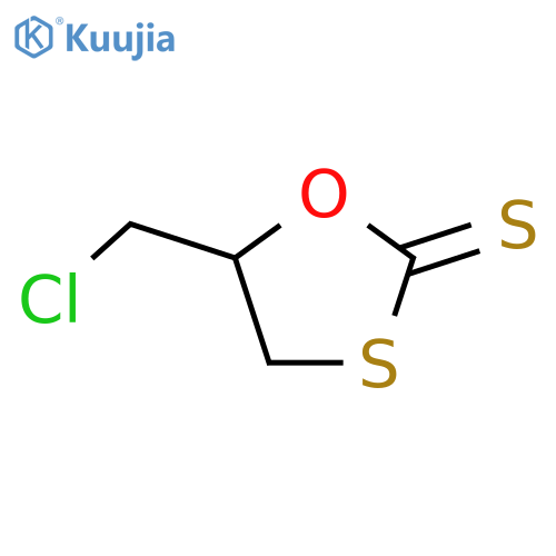 1,3-Oxathiolane-2-thione,5-(chloromethyl)- structure