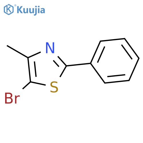 5-Bromo-4-methyl-2-phenyl-1,3-thiazole structure