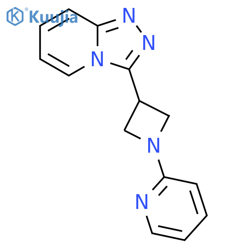 2-(3-{[1,2,4]triazolo[4,3-a]pyridin-3-yl}azetidin-1-yl)pyridine structure