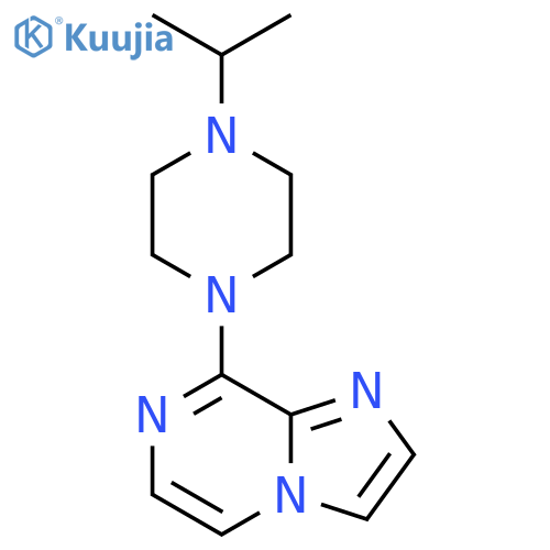 1-{imidazo[1,2-a]pyrazin-8-yl}-4-(propan-2-yl)piperazine structure