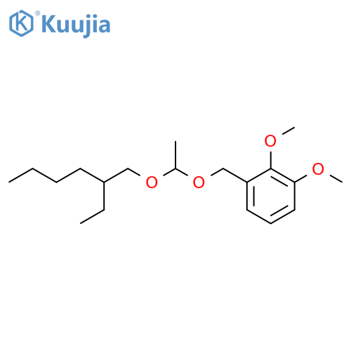 Benzene,1-[[1-[(2-ethylhexyl)oxy]ethoxy]methyl]-2,3-dimethoxy- structure