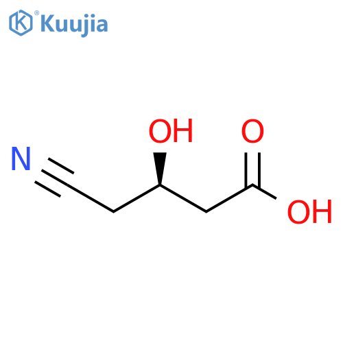 (3R)-4-cyano-3-hydroxybutanoic acid structure
