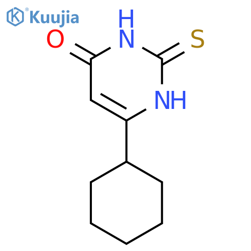6-cyclohexyl-2-mercaptopyrimidin-4-ol structure