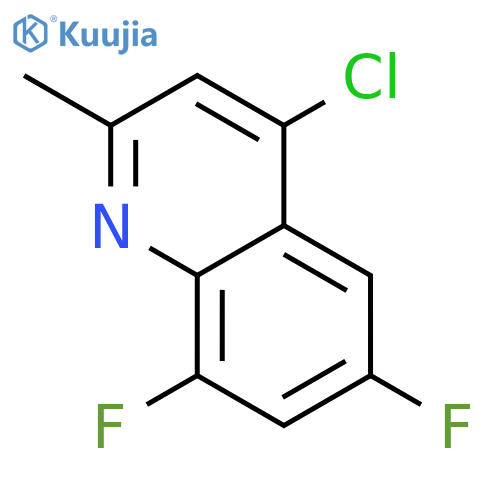 4-Chloro-6,8-difluoro-2-methylquinoline structure