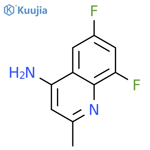 4-Amino-6,8-difluoro-2-methylquinoline structure