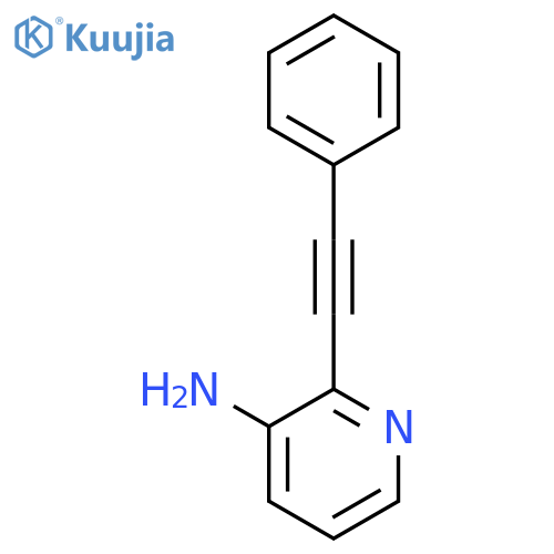 2-(Phenylethynyl)pyridin-3-amine structure
