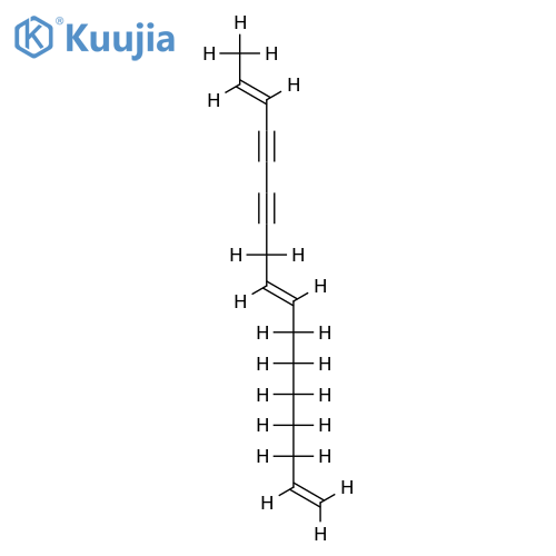 (8E,15E)-1,8,15-Heptodecatriene-11,13-diyne structure