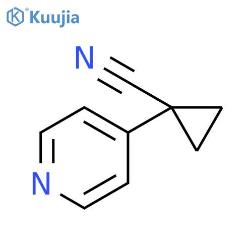 1-(4-pyridyl)cyclopropanecarbonitrile structure