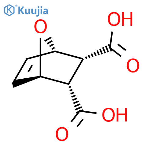 7-Oxabicyclo[2.2.1]hept-5-ene-2,3-dicarboxylicacid, (1R,2S,3R,4S)-rel- structure