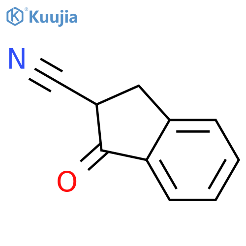 1-oxo-2,3-dihydro-1H-indene-2-carbonitrile structure