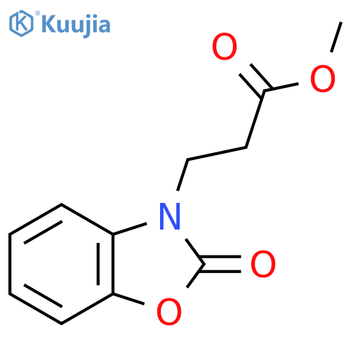 Methyl 3-(2-oxo-1,3-benzoxazol-3(2H)-yl)propanoate structure