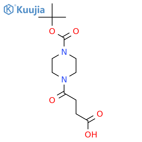 4-(3-Carboxy-propionyl)-piperazine-1-carboxylic Acid tert-Butyl Ester structure