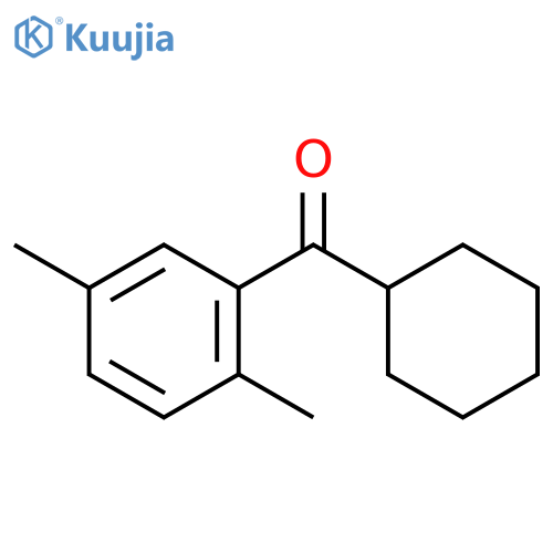 Cyclohexyl 2,5-dimethylphenyl ketone structure