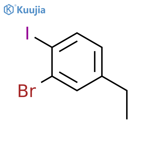 2-BROMO-4-ETHYL-1-IODOBENZENE structure