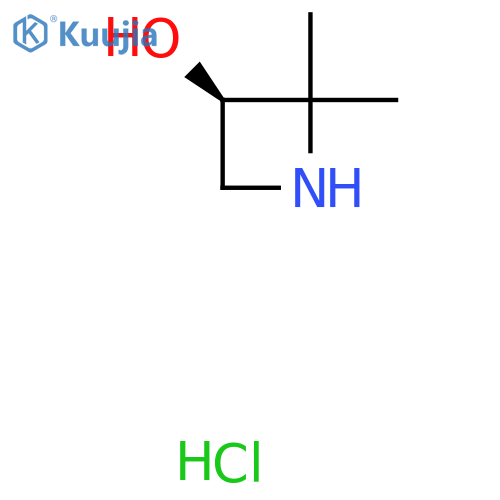(3R)-2,2-dimethylazetidin-3-ol;hydrochloride structure