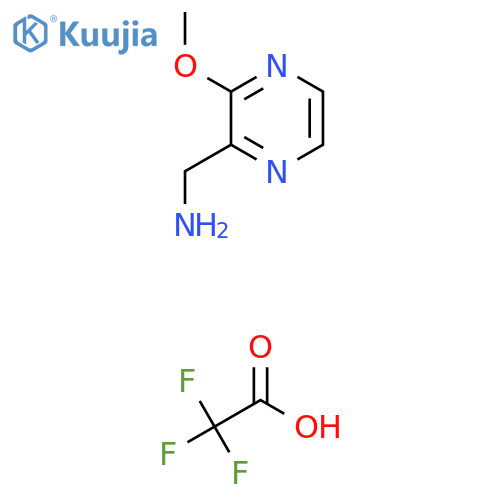 (3-Methoxypyrazin-2-yl)methanamine;2,2,2-trifluoroacetic acid structure
