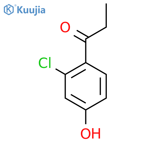 1-(2-Chloro-4-hydroxyphenyl)propan-1-one structure