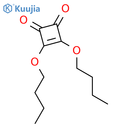 3,4-Dibutoxycyclobut-3-ene-1,2-dione structure