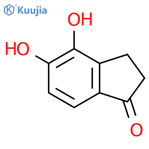 4,5-dihydroxy-2,3-dihydro-1H-inden-1-one structure