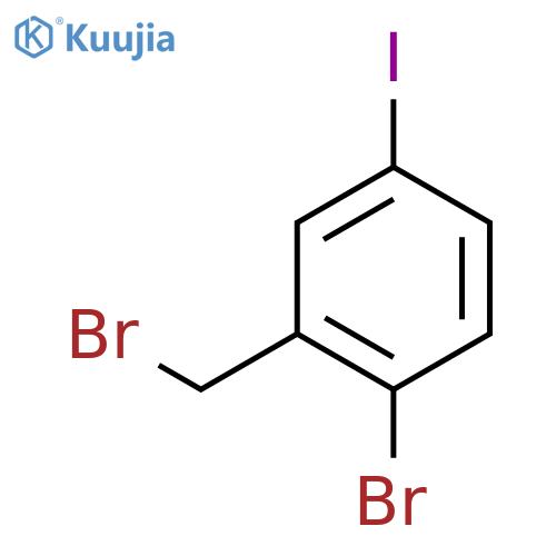 1-bromo-2-(bromomethyl)-4-iodobenzene structure