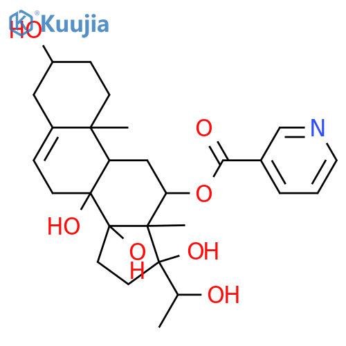 Pregn-5-ene-3,8,12,14,17,20-hexol; (3β,12β,14β,17βOH,20S)-form, 12-O-(3-Pyridinecarbonyl) structure
