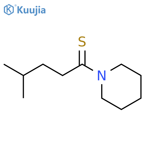 4-Methyl-1-(piperidin-1-yl)pentane-1-thione structure