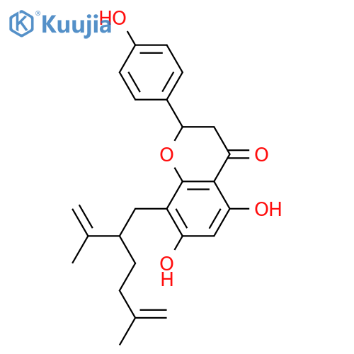 4',5,7-Trihydroxy-8-lavandulylflavanone; (2S,2''R)-form, Δ5''-Isomer structure