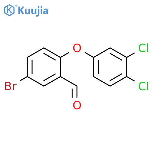 5-bromo-2-(3,4-dichlorophenoxy)benzaldehyde structure