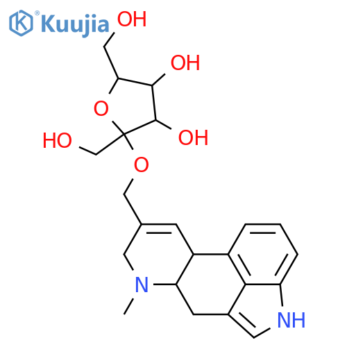 Agroclavine; (-)-form, 18-Hydroxy, O-β-D-fructofuranoside structure