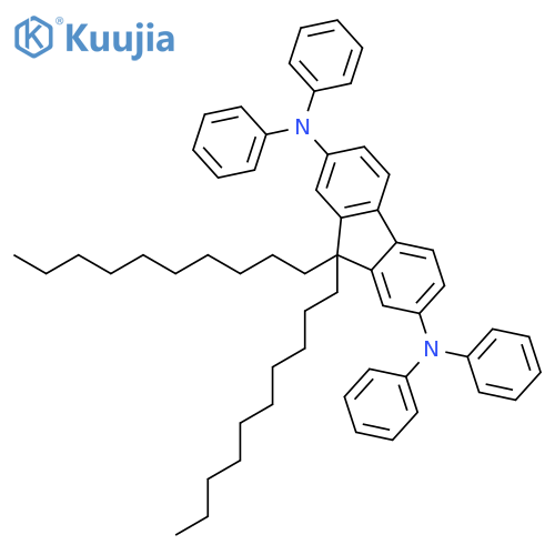 9H-Fluorene-2,7-diamine, 9,9-didecyl-N,N,N',N'-tetraphenyl- structure