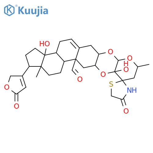 Uscharin; 3'',4''-Dihydro, 5,6-didehydro, 3''-oxo structure