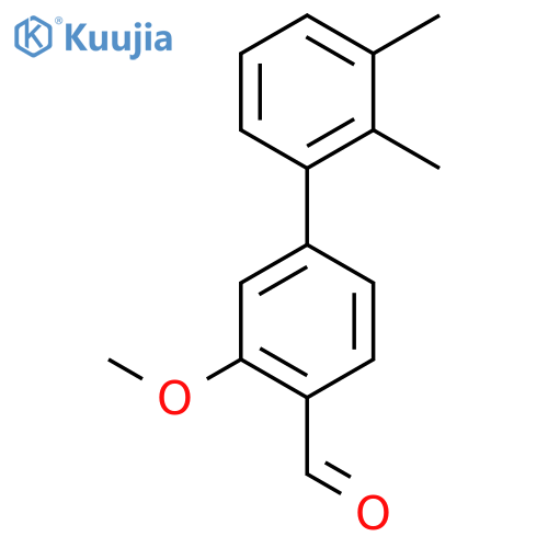 3-Methoxy-2',3'-dimethyl-[1,1'-biphenyl]-4-carbaldehyde structure