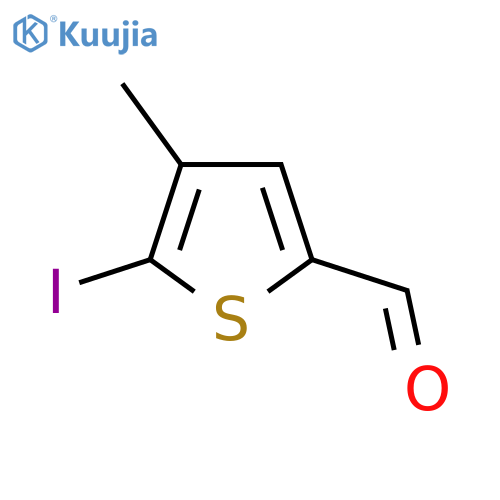 5-Iodo-4-methylthiophene-2-carbaldehyde structure